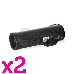 2 x Fuji Xerox DocuPrint P455d M455DF Generic Toner Cartridge - 25,000 pages (CT201949)