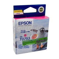 Original Epson T0753 Magenta Ink Cartridge
