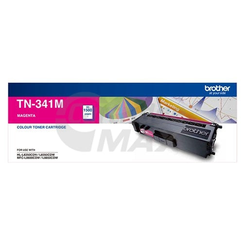 Original Brother TN-341M Magenta Toner Cartridge