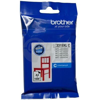 Original Brother LC-3319XLC High Yield Cyan Ink Cartridge