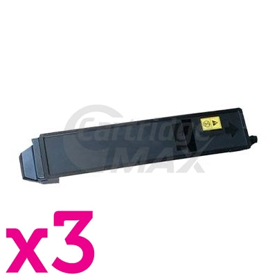 3 x Compatible for TK-8329K Black Toner Cartridge suitable for Kyocera TASKalfa 2551ci