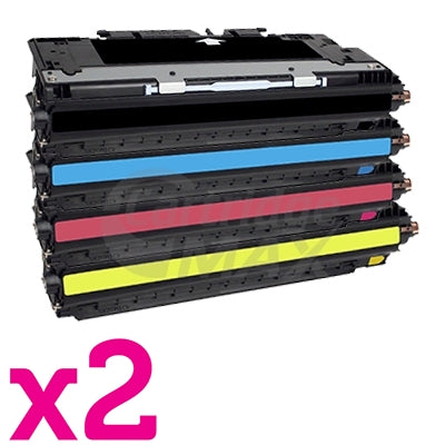 2 sets of 4 Pack HP Q2670A-2683A (308A/311A) Generic Toner Cartridges [2BK,2C,2M,2Y]