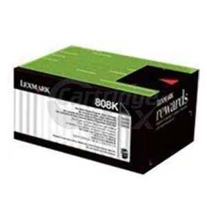 1 x Lexmark (80C80K0) Original CX310 / CX410 / CX510 Black Toner Cartridge