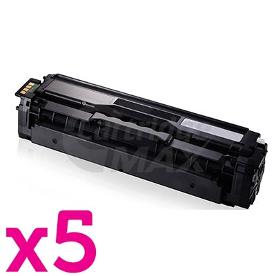 5 x Generic Samsung CLP-415, CLX-4170, CLX-4195 [CLT-K504S K504] Black Toner SU160A