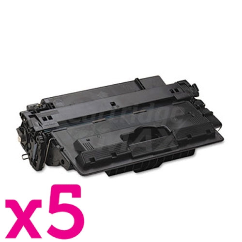 5 x HP Q7570A (70A) Generic Black Toner Cartridge - 15,000 Pages