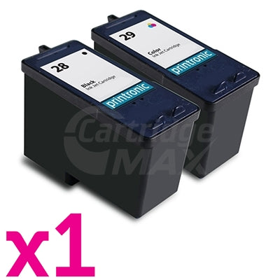 2 Pack Lexmark No.28 & 29 Generic Twinpack (18C1428 & 18C1429) [1BK,1CL]