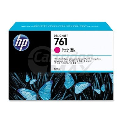 HP 761 Original Magenta 400ML Inkjet Cartridge CM993A
