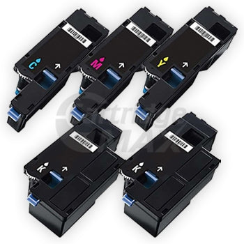 5 Pack Generic Fuji Xerox DocuPrint CP105 CP205 CM205 CM215 CP215 Toner Cartridges(CT201591-CT201594)
