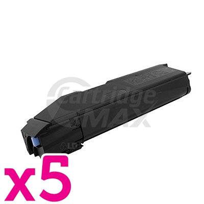 5 x Compatible for TK-8309K Black Toner suitable for Kyocera TASKalfa 3050ci, 3550ci