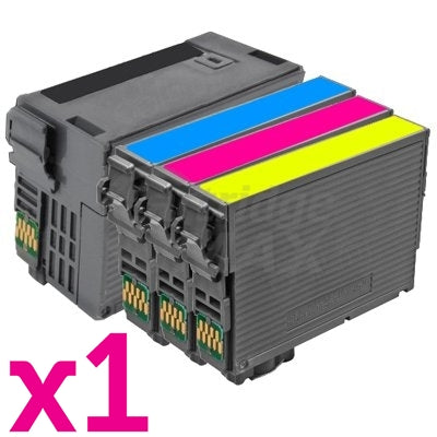 4 Pack Epson 254XL + 252XL Generic Ink Cartridges [C13T254192, C13T253292-C13T253492][1BK,1C,1M,1Y]