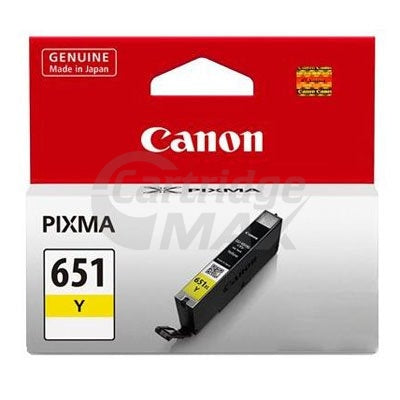 Canon CLI-651Y Original Yellow Inkjet Cartridge