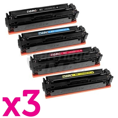 3 Sets of 4-Pack Generic Canon CART-046H High Yield Toner Combo [3BK+3C+3M+3Y]