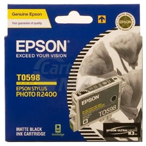 Epson Original T0598 Matte Black Ink Cartridge - 450 pages [C13T059890]