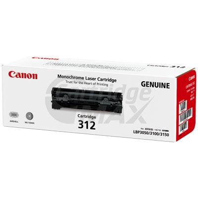 1 x Canon CART-312 Black Original Toner Cartridge 1,500 Pages