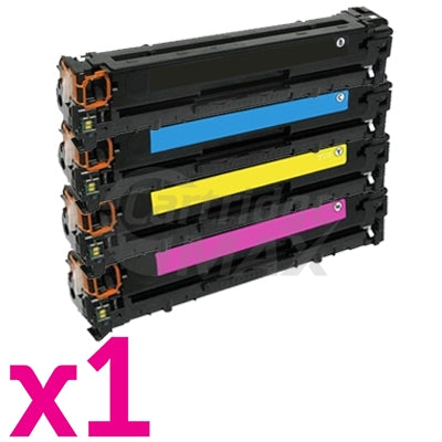 4 Pack HP CE310A-CE313A (126A) Generic Toner Cartridges [1BK,1C,1M,1Y]