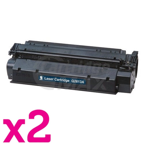 2 x HP Q2613A (13A) Generic Black Toner Cartridge - 2,500 Pages