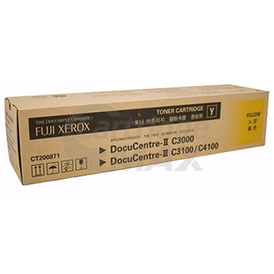 Fuji Xerox Docucentre II C3000, DCC III C3100, C4100 Original Yellow Toner Cartridge - 8,000 pages (CT200871)