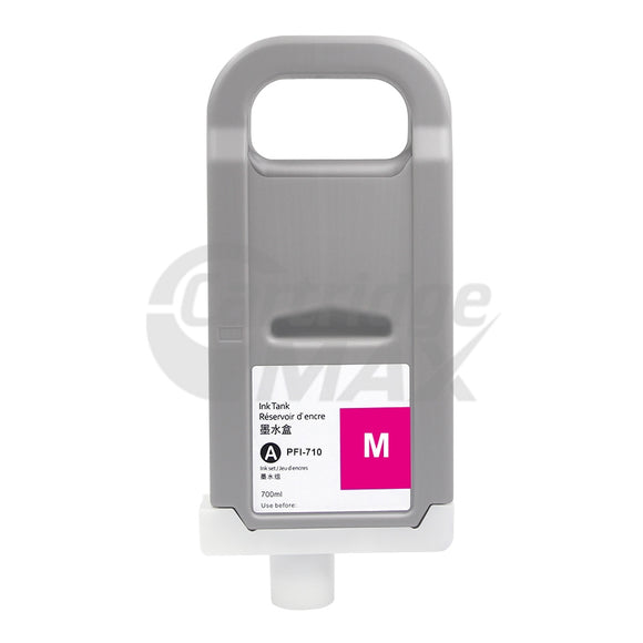 Canon PFI-710M Magenta Generic Ink Cartridge - 700ML