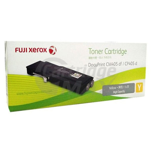 Fuji Xerox DocuPrint CP405D, CM405DF Original Yellow Toner Cartridge - 11,000 pages (CT202036)