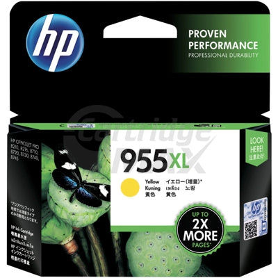 HP 955XL Original Yellow High Yield Inkjet Cartridge L0S69AA - 1,600 Pages