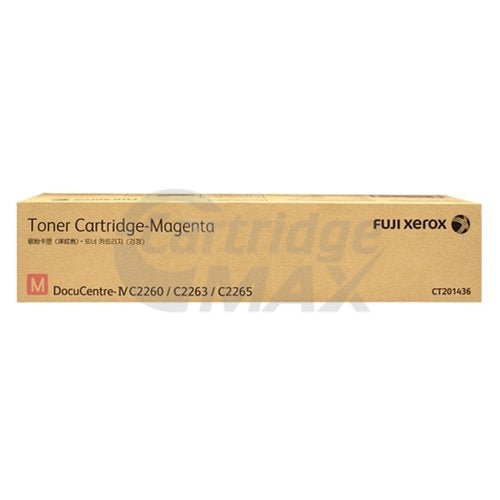 Original Fuji Xerox DocuCentre IV C2260, C2263, C2265 Magenta Toner Cartridge (CT201436)