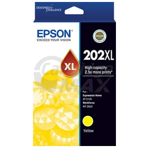 Epson 202XL Original Yellow High Yield Ink Cartridge [C13T02P492]