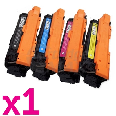 4 Pack HP 655A (CF450A-CF453A) Generic Toner Cartridges [1BK,1C,1M,1Y]