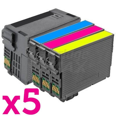 20 Pack Epson 254XL + 252XL Generic Ink Cartridges [C13T254192, C13T253292-C13T253492][5BK,5C,5M,5Y]