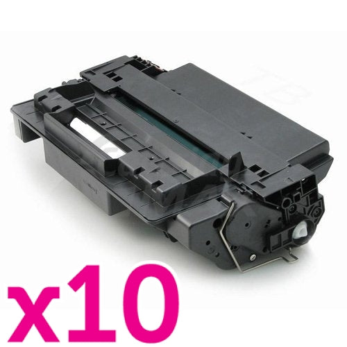 10 x HP CE255X (55X) Generic Black High Yield Toner Cartridge - 12,000 Pages