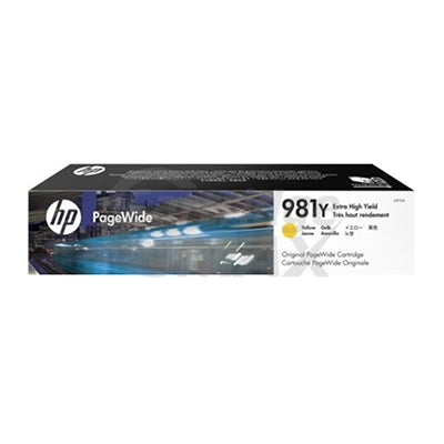 HP 981Y Original Yellow Extra High Yield Inkjet Cartridge L0R15A - 16,000 Pages