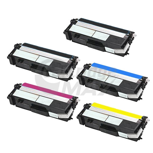 5-Pack Generic Brother TN-349 Toner Combo [2BK,1C,1M,1Y]