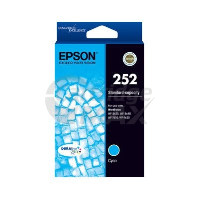 Epson 252 Original Cyan Ink Cartridge - 300 pages [C13T252292]