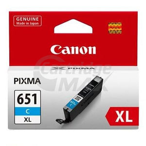 Canon CLI-651XLC Original Cyan High Yield Inkjet Cartridge
