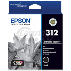 Epson 312 (C13T182192) Original Black Inkjet Cartridge