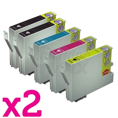 10 Pack Generic Epson T0631-T0634 series [4BK,2C,2M,2Y]