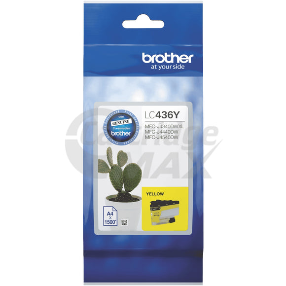 Brother LC-436Y Original Yellow Ink Cartridge