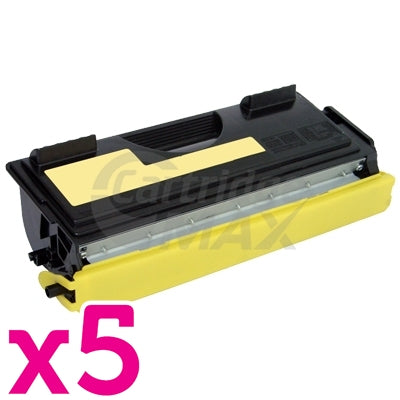 5 x Brother TN-7600 Black Generic Toner Cartridge