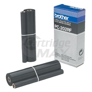 Brother PC-202RF Original Thermal Printing Ribbons [2 rolls Value Pack]
