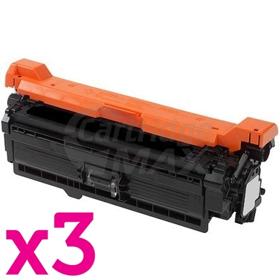 3 x HP CE400X (507X) Generic Black Toner Cartridge - 11,000 Pages
