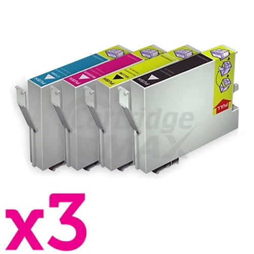 12 Pack Generic Epson T0631-T0634 series [3BK,3C,3M,3Y]