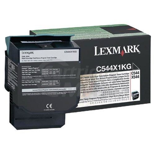 Lexmark (C544X1KG) Original C544 / C546 / X544 / X546 Black XHY Toner Cartridge
