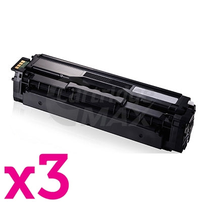 3 x Generic Samsung CLP-415, CLX-4170, CLX-4195 [CLT-K504S K504] Black Toner SU160A