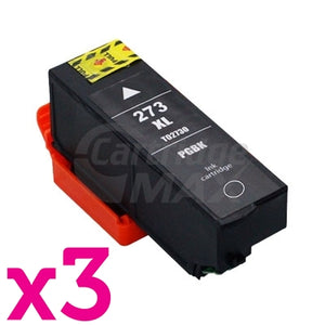 3 x Epson 273XL Generic Black High Yield Ink Cartridge [C13T274192]