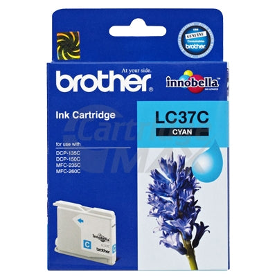 Original Brother LC-37C Cyan Ink Cartridge