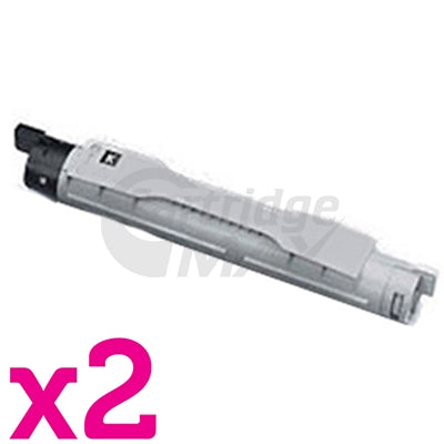 2 x Fuji Xerox DocuPrint C2535A Generic Black Toner Cartridge - 9,000 pages (CT200655)