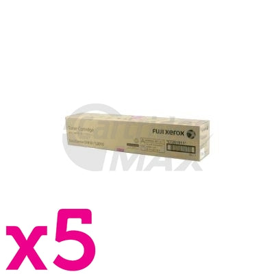 5 x Original Fuji Xerox DocuCentre S1810, S2010, S2420 Toner Cartridge - 9,000 pages [CT201911]