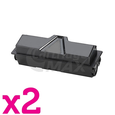 2 x Compatible for TK-1144 Black Toner Cartridge suitable for Kyocera FS-1035, FS-1035MFP, FS-1135, FS-1135MFP, M-2535DN