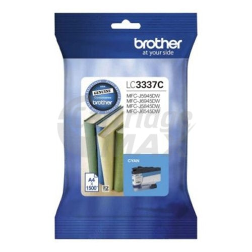 Brother LC-3337C Original High Yield Cyan Ink Cartridge