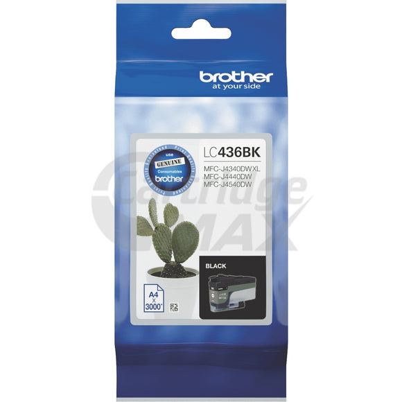 Brother LC-436BK Original Black Ink Cartridge