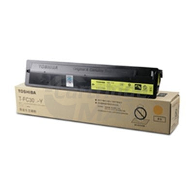 Original Toshiba e-Studio 2050C, 2051C, 2550C Yellow Toner Cartridge TFC30Y